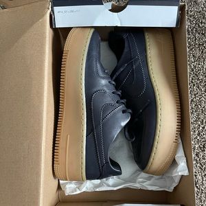 Nike Women's Air Force Sage Low Black Gum